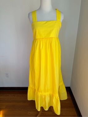 New no tags. Bright Yellow Sundress with Square Neck